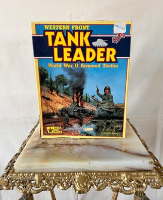 Vintage 1987 West End Games Western Front Tank Leader  Board Game (Incomplete)