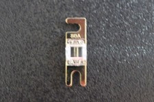 1 PK 80 AMP MINI ANL FUSES NICKEL PLATED INLINE AFC AFS BLADE AUTO CAR MANL80