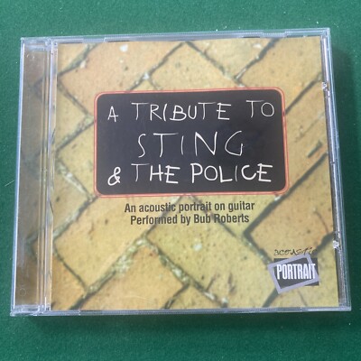 A Tribute to Sting & the Police - Acoustic-  by Bub Roberts CD 1997 USA Rare!