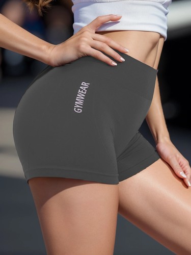 Premium Women’s High Waist Fitness Shorts Breathable Yoga Cycling Gym Pants Gift - Picture 5 of 30