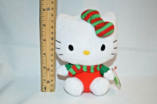 U PICK BEANIE Babies Hello Kitty Christmas Collect Plush REINDEER Santa HAT 2014 - Picture 8 of 19