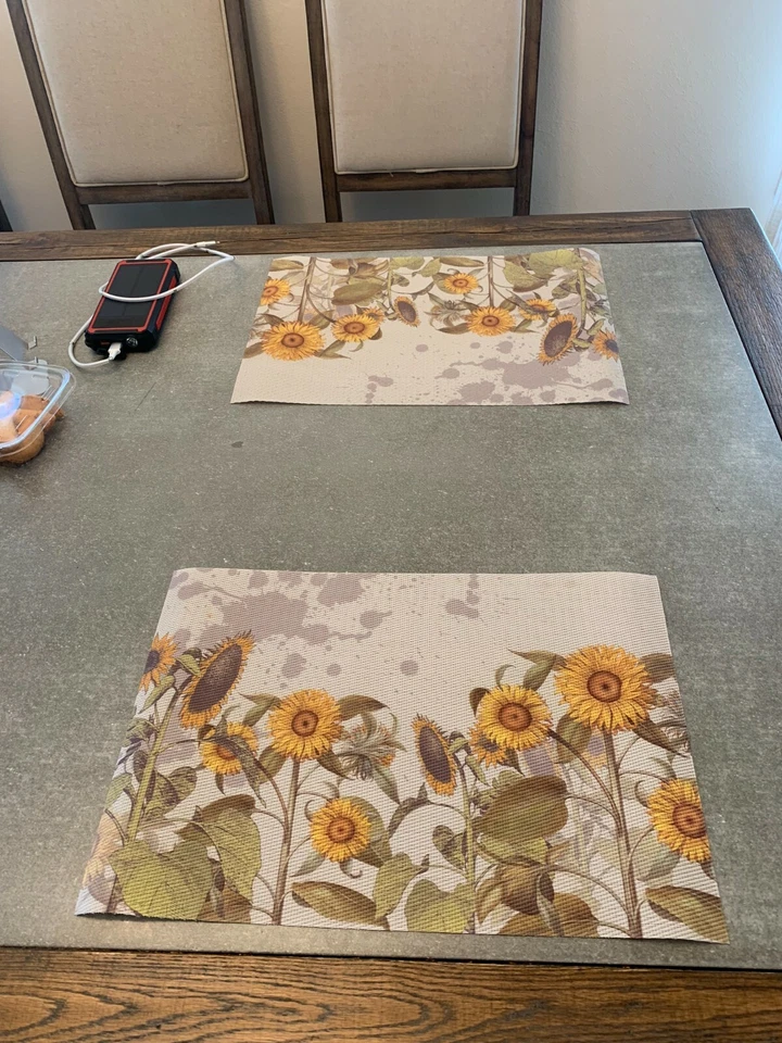 4 PIEZAS PVC + PULIDO manteles individuales para mesa de comedor Foto 2 de 4