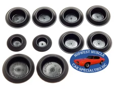 64-67 GTO Chevelle Cutlass Plastic Indented Depressed Center Body Plug 10pcs FL