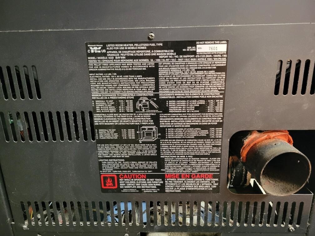 pellet stove