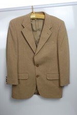 Vintage Burberry's Men's Blazer Coat Long Pure Camel Hair from Saks Fifth Avenue