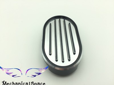 CNC Edge Cut Chrome Brake Foot Pedal Cover For Harley Sportster XL883 1200 V-Rod
