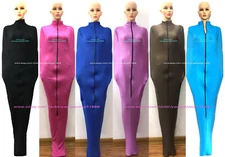Unisex Spandex Mummy Bodysuit Costumes Sleeping Bag + internal Arm Sleeves F1022