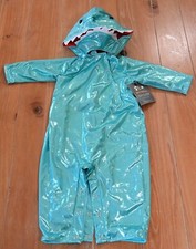 New Pottery Barn Kids Metallic BABY SHARK Costume Infant Size 12-24 Months
