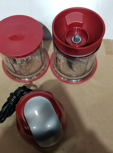 Ninja Storm QB751QRD, 16Oz. Blender & Food Processor, Red 2/ Extra Bowl - Picture 4 of 4