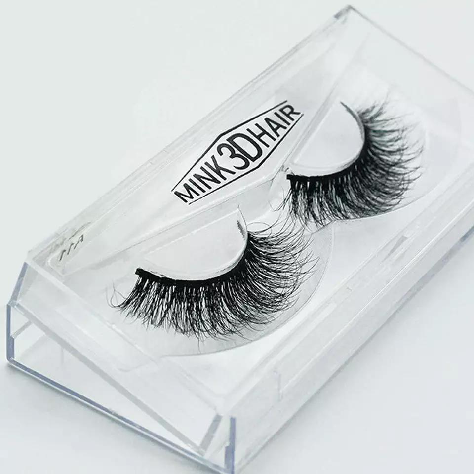 100% Siberian Mink Fur Soft Thick 3D False Eyelashes Natural Long Lashes Handmad - Image 2 of 4