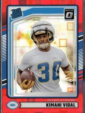 2024 Donruss #355 Kimani Vidal Optic Rated Rookies Preview Red Pandora