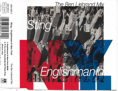 STING - Englishman In New York (The Ben Liebrand Mix) CD SINGLE 3TR 1990 (A&M)