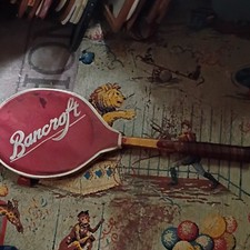 Bancroft Zephyr Vintage Wooden Tennis Racquet with Red Cover