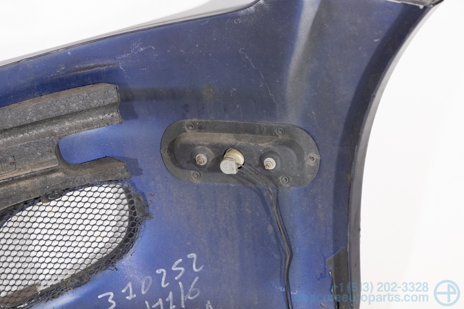 Used 2003-2008 Maserati M139 Quattroporte Front Bumper Cover Blu Nettuno