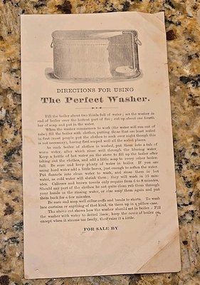 #ad The Perfect Washer Advertisement Boiler $9.99
