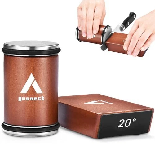 Diamond Rolling Knife Sharpener Set in Brown for Precision Edges Diamond Rolling Knife Sharpener Set in Brown for Precision Edges