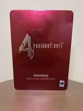 Resident Evil 4 Nintendo GameCube GameStop Special Edition Steel-book Case