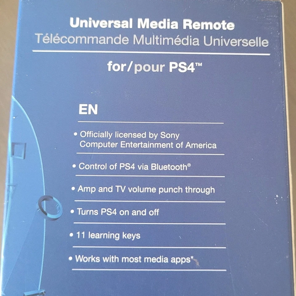 PDP Universal Media Remote Control for PS4 TV New, Sealed - Image 4 of 4