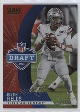 2021 Score NFL Draft Gold Zone 15/50 Justin Fields #D2 19n6