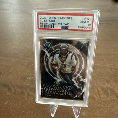 2023 Topps Composite Resurgence CJ Stroud Voltaic Refractor Rookie PSA 10