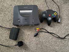 N64 CONSOLE COMPLETE SET UP TESTED AND WORKING NINTENDO 64