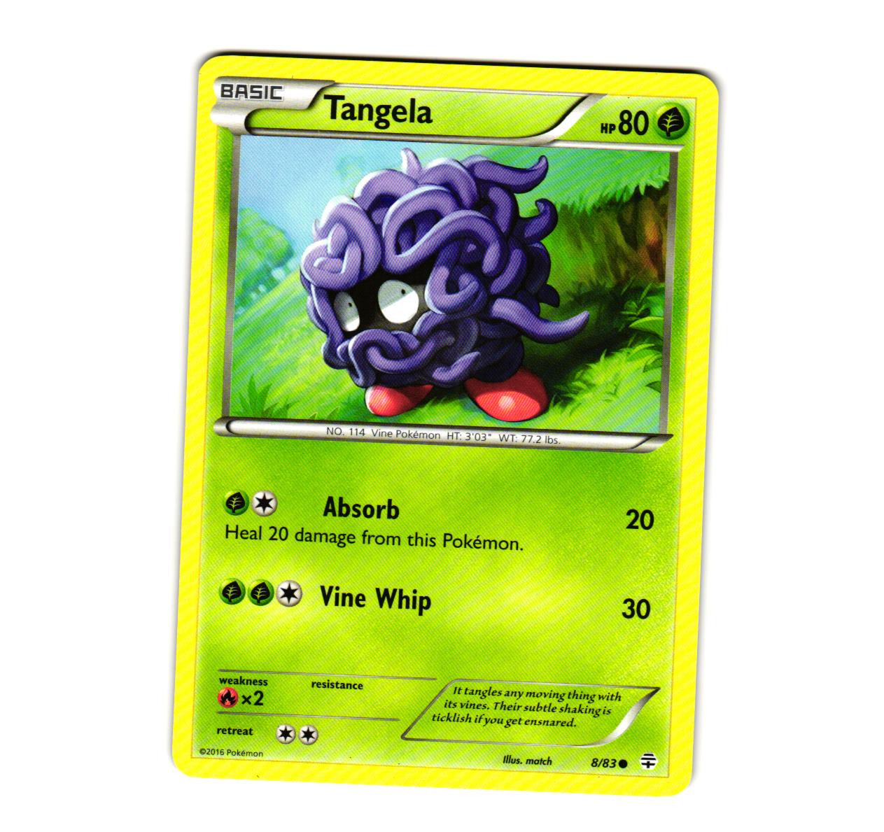 Pokemon Tangela 8/83 Generations Regular NM