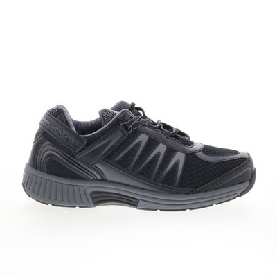 Orthofeet Sprint SPRINT Mens Black Extra Wide Lifetsyle Sneakers Shoes 7