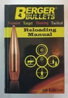 Berger Bullets 1st Edition Reloading Manual Hardcover #11111 - Brand New