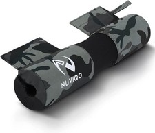 Barbell Squat Pad with Thick Foam and Nylon Padding - Neck  Shoulder Green