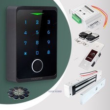 HOMSECUR Weatherproof IP66 APP WIFI Fingerprint PIN Access Control Touch Keypad