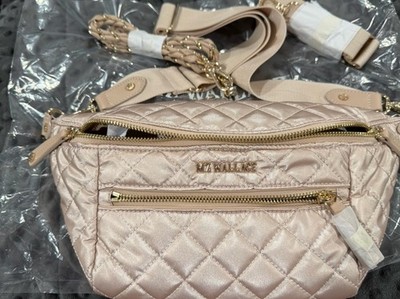 Brand NWOT MZ Wallace Small Crosby Sling, Pale Rose Gold!! Sold Out & HTF