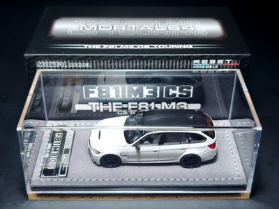 Mortal Model 1/64 F81 M3 CS Touring /1499 Limited Edition White Diecast Car