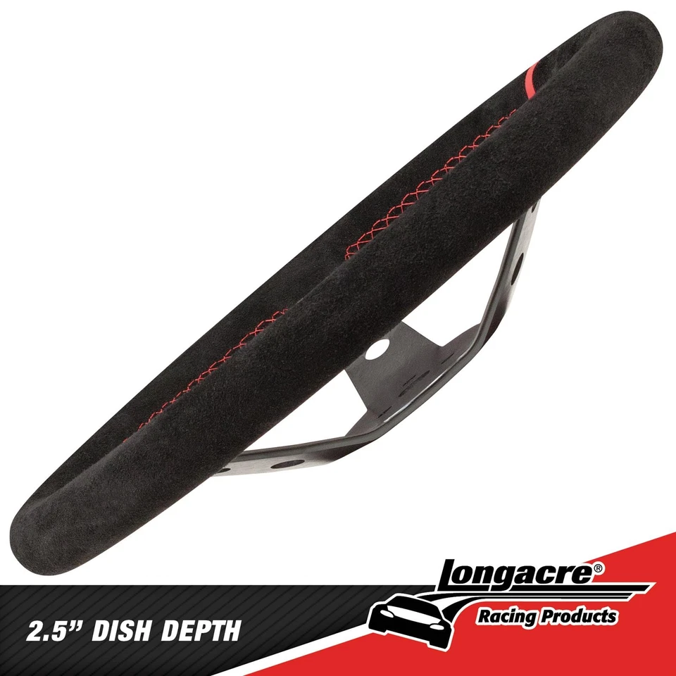 Longacre® 52-56797 Pro Alum. Rueda de carreras, llanta de gamuza, 15" negro Foto 4 de 4