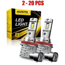 H8 LED Fog Light Bulb 6500K 2-20X Bright White 30000LM Save Energy Plug and Play