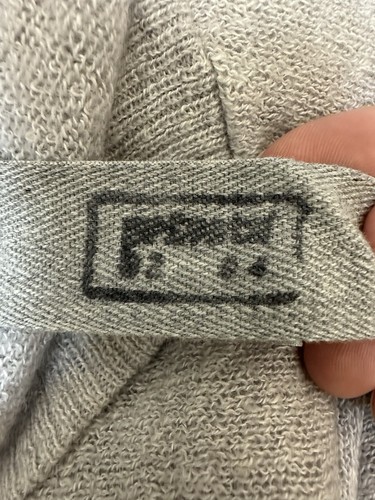 Handmade Italian Cashmere Cotton Linen Blend Sweater Grey Women’s S Delicate - Picture 4 of 8