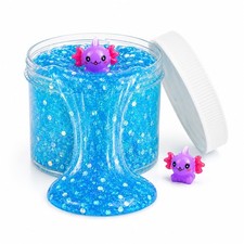 Axolotl Clear Slime, Non Sticky,,Scented and Stretchy Clay Sludge ,Gifts for ...