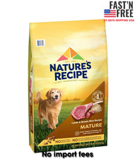 Nature s Recipe Mature Lamb Brown Rice Recipe Dry Dog Food, 24 lb. Bag