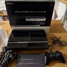 PlayStation 3 PS3 CECHA00 60GB modello di lancio in scatola PS1 PS2 PS3 testato