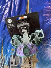 Disney Parks 2025 Haunted Mansion Hitchhiking Ghosts Ear Hat Light Up Ornament