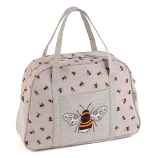 Sew Machine Bag Soft: Bee Embroidered Accessory