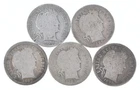 Better Lot 5 1908-D 1898 1905-S 1903-O 1898 Barber Dime 0.50 Face *220