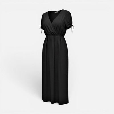 KHUJO Damen Kleid Modell: KH7735 Schwarz M