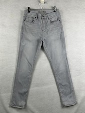 Joe's Jeans Mens 30x28 Gray Skinny Slim Fit Stretch Mid Rise Denim Pants Casual