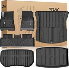 Trunk Liners for Tesla Model 3 Floor Mats Full Set with Cargo Liner for Tesla Model 3 Highland 2024-2026 ⚡
