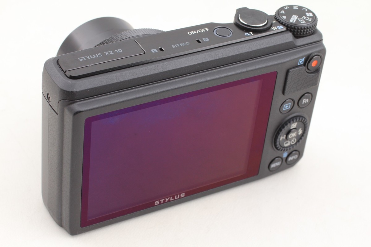 Olympus Stylus XZ-10 12.0MP Digital Camera - Black for sale online