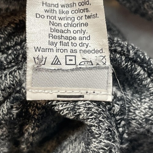 Madewell Shirt Womens Medium Gray Marled Crewneck Pullover Long Sleeve F5408 - Picture 7 of 10