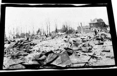 Tuckahoe, NJ-1930 s Fire Damage Photo Negative /Read Details
