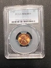 1945-P Lincoln Red Cent graded PCGS MS 64 RD