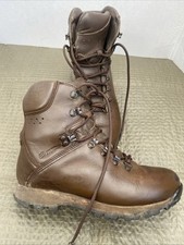 Genuine British Army Issue Iturri Brown Leather Patrol Boots. Size 6M Used VGC