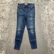 Madewell 10 High Rise Skinny Jeans Women's Size 27 Blue Denim